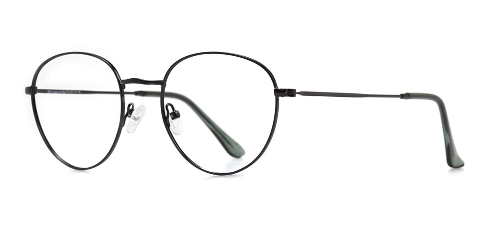 BENX Eyeglasses Teenage Man,Woman,Unisex Oval Full-Rimmed Metal Unfiltered BXMTL 7715.50-C.06